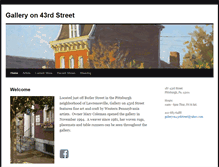 Tablet Screenshot of galleryon43rdstreet.com